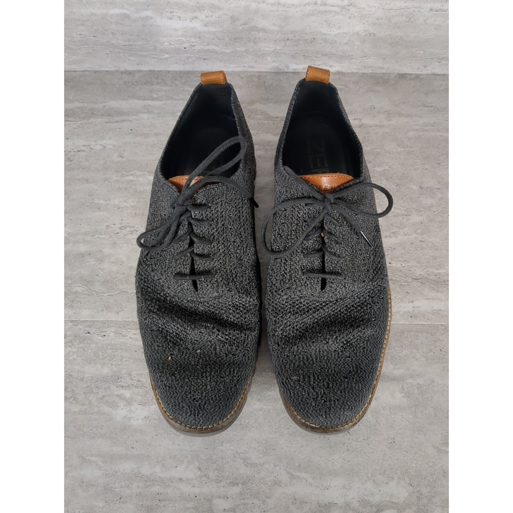 Cole Haan‎ Zerogrand Dressy Sneaker Shoes Men 10.5 Gray & Brown